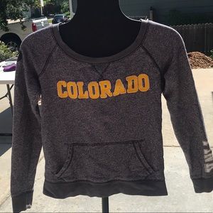 PINK Victoria’s Secret COlorado Buffs Sweatshirt